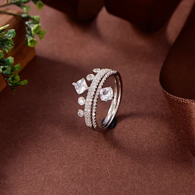 silver ring set