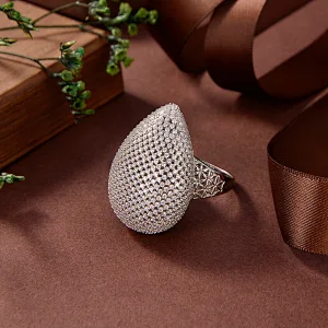 initial ring silver