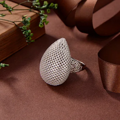 initial ring silver