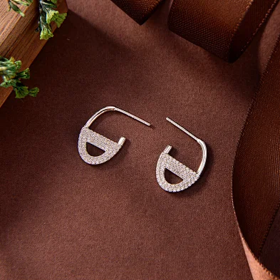 silver studs earrings