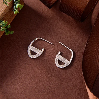 silver studs earrings