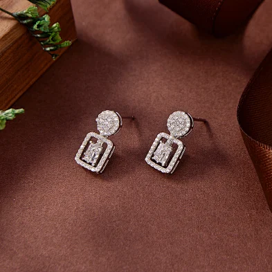 silver and onyx earrings