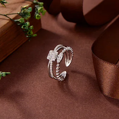 sterling silver cross ring