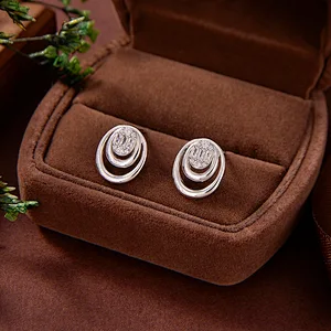 twisted hoop earrings silver