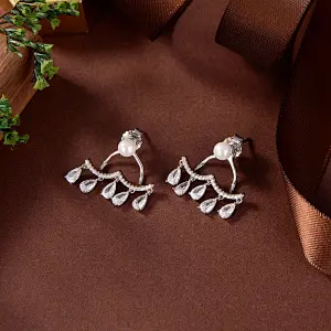 chunky hoop earrings silver