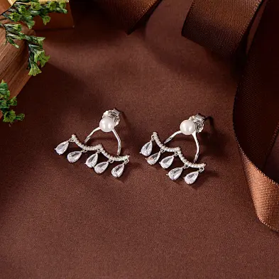 chunky hoop earrings silver