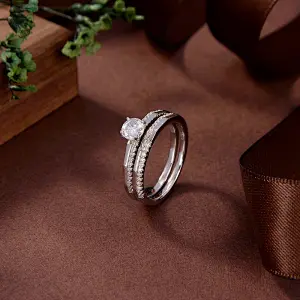 plain silver ring