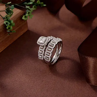 silver moonstone ring