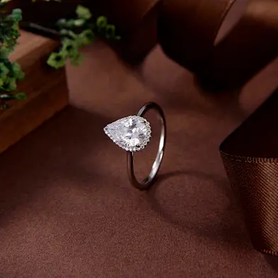 sterling silver sapphire ring