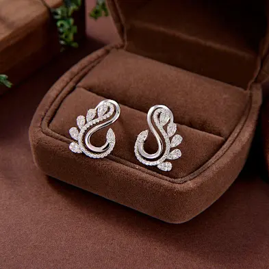silver helix earrings