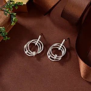 sterling silver tassel earrings