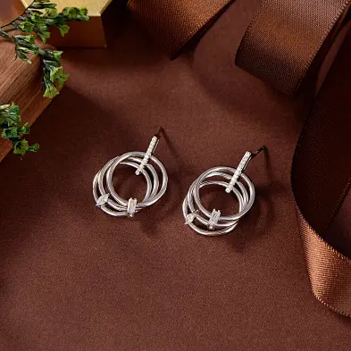 sterling silver tassel earrings