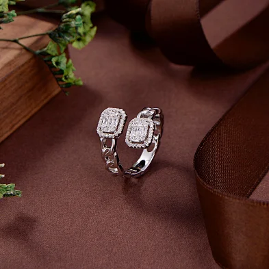 silver and ruby ring