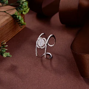 chunky silver ring
