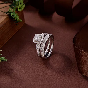 silver peridot ring