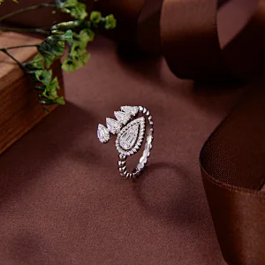 letter ring silver