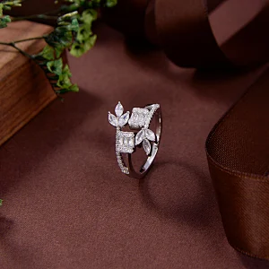 silver spinner ring