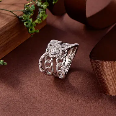 opal silver ring