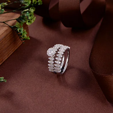 silver puzzle ring