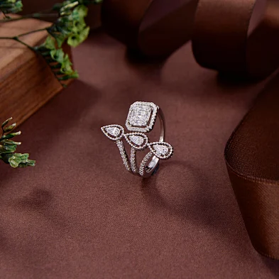 silver stackable ring