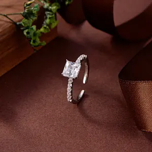 silver ring for girl