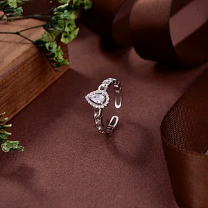 sterling silver tiger eye ring