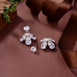 wholesale silver bead earrings