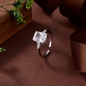 silver anniversary ring