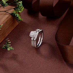 cubic zirconia sterling silver ring