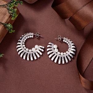 wholesale teardrop silver earrings