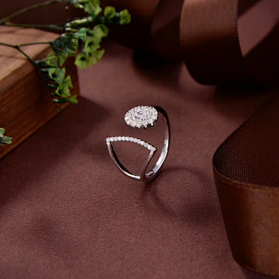 sterling silver pentagram ring