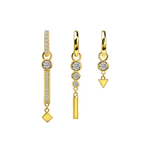 wholesale silver threader earrings