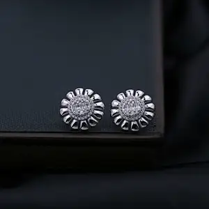 sterling silver heart shaped earrings