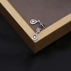 sterling silver blue topaz earrings