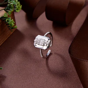 silver promise ring for her