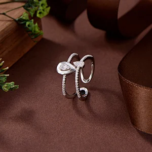 silver lion ring