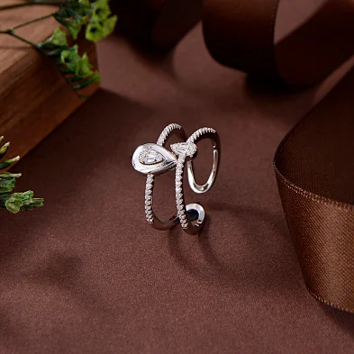silver lion ring