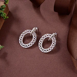 wholesale silver bar earrings