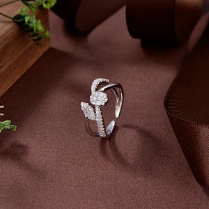 silver lion ring