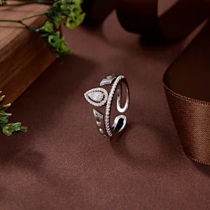 sterling silver hammered ring
