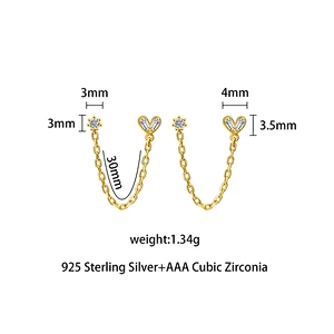 wholesale silver chain earrings