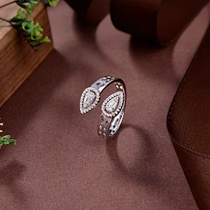 silver womens signet ring