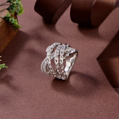 aquamarine silver ring