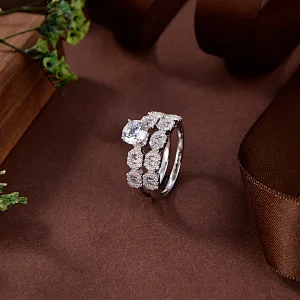 sterling silver morganite ring