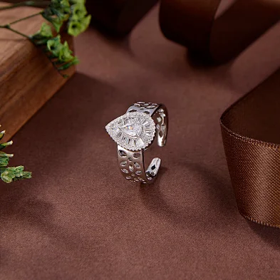 sterling silver daisy ring