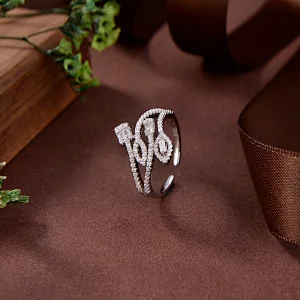silver tungsten ring