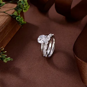 silver feather ring