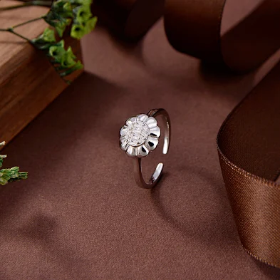 diamond ring 925 sterling silver