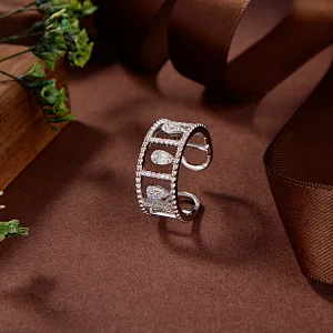 silver filagree ring