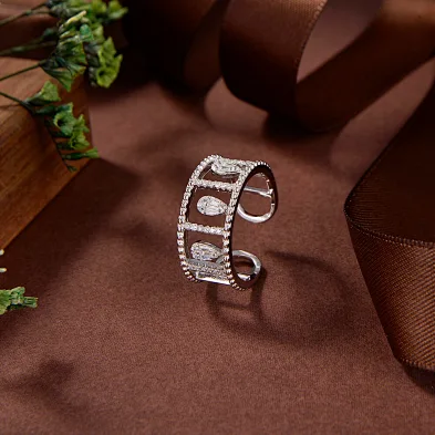 silver filagree ring